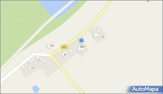 Nowy Secymin, Nowy Secymin, 30b, mapa Nowy Secymin