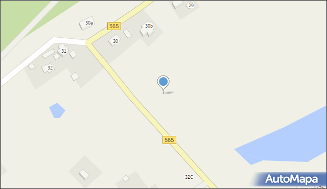 Nowy Secymin, Nowy Secymin, 30c, mapa Nowy Secymin