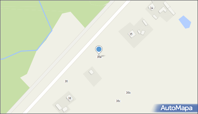 Nowy Secymin, Nowy Secymin, 36a, mapa Nowy Secymin