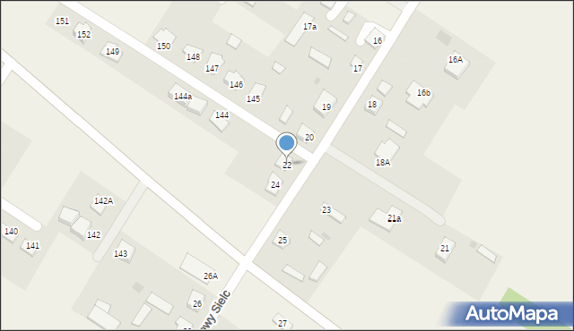 Nowy Sielc, Nowy Sielc, 22, mapa Nowy Sielc