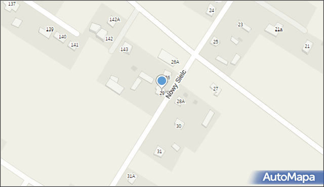 Nowy Sielc, Nowy Sielc, 29, mapa Nowy Sielc