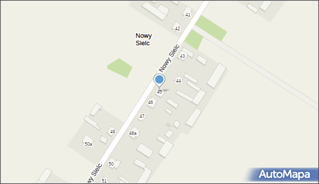 Nowy Sielc, Nowy Sielc, 45, mapa Nowy Sielc