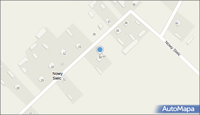 Nowy Sielc, Nowy Sielc, 34, mapa Nowy Sielc