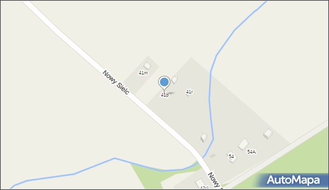 Nowy Sielc, Nowy Sielc, 41p, mapa Nowy Sielc