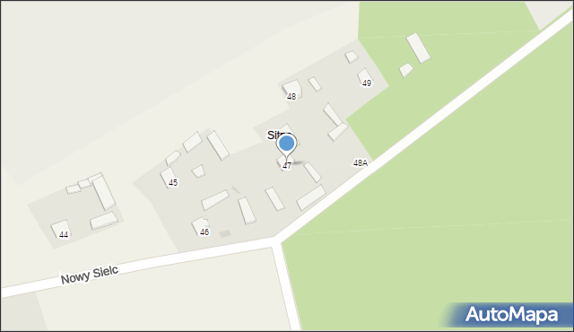 Nowy Sielc, Nowy Sielc, 47, mapa Nowy Sielc