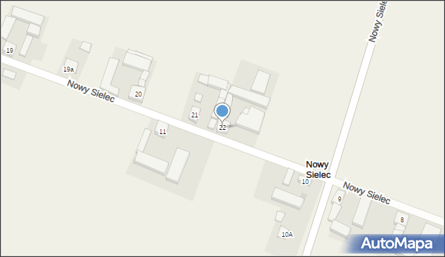 Nowy Sielec, Nowy Sielec, 22, mapa Nowy Sielec