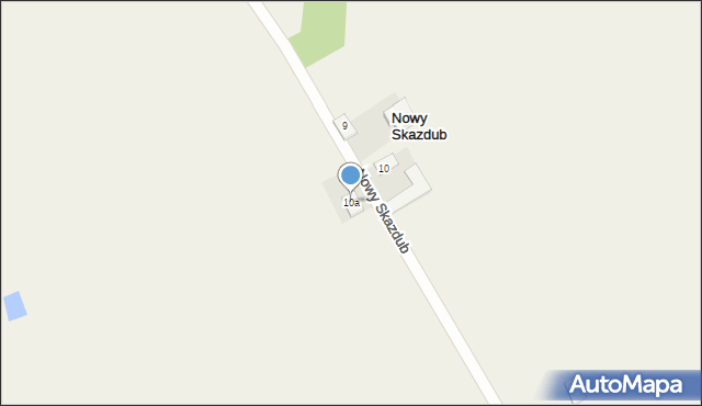 Nowy Skazdub, Nowy Skazdub, 10a, mapa Nowy Skazdub