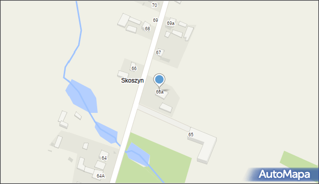Nowy Skoszyn, Nowy Skoszyn, 66a, mapa Nowy Skoszyn