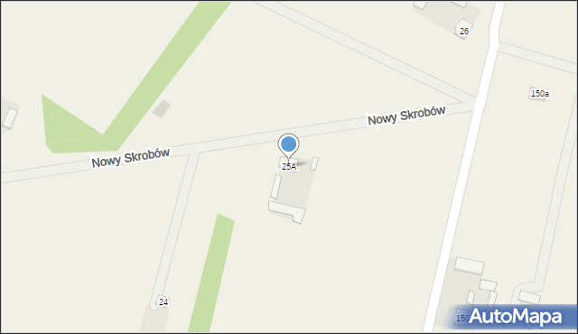 Nowy Skrobów, Nowy Skrobów, 25A, mapa Nowy Skrobów