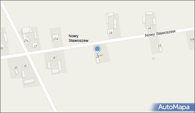 Nowy Sławoszew, Nowy Sławoszew, 15, mapa Nowy Sławoszew