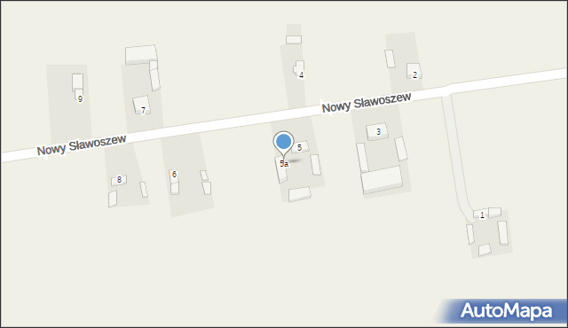Nowy Sławoszew, Nowy Sławoszew, 5a, mapa Nowy Sławoszew