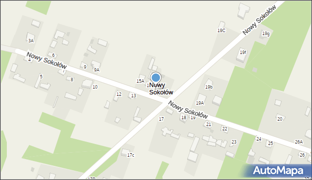 Nowy Sokołów, Nowy Sokołów, 16, mapa Nowy Sokołów