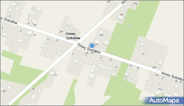 Nowy Sokołów, Nowy Sokołów, 19, mapa Nowy Sokołów