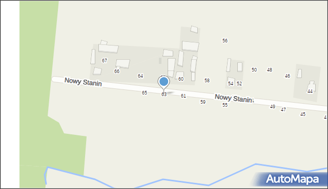 Nowy Stanin, Nowy Stanin, 63, mapa Nowy Stanin