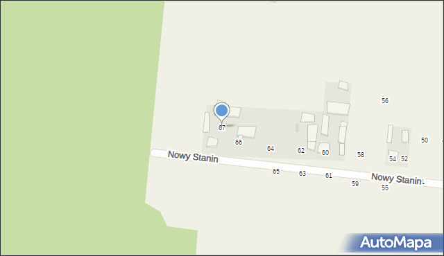 Nowy Stanin, Nowy Stanin, 67, mapa Nowy Stanin