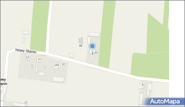 Nowy Stanin, Nowy Stanin, 8, mapa Nowy Stanin