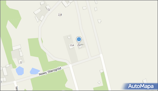 Nowy Starogród, Nowy Starogród, 21c, mapa Nowy Starogród