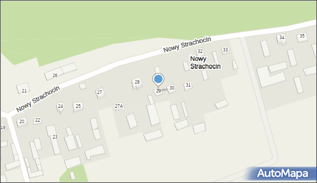 Nowy Strachocin, Nowy Strachocin, 29, mapa Nowy Strachocin