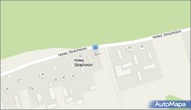 Nowy Strachocin, Nowy Strachocin, 33, mapa Nowy Strachocin