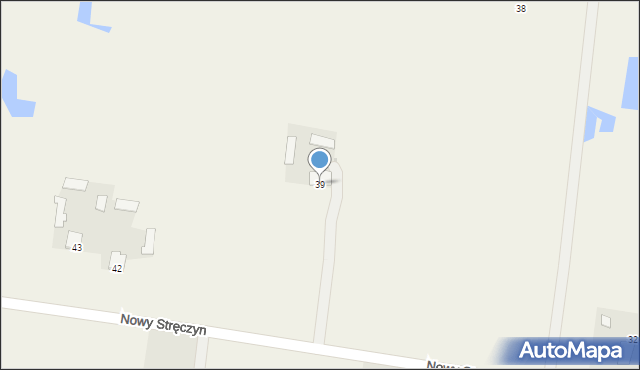 Nowy Stręczyn, Nowy Stręczyn, 39, mapa Nowy Stręczyn
