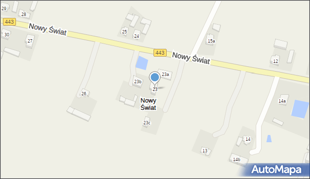 Nowy Świat, Nowy Świat, 23, mapa Nowy Świat