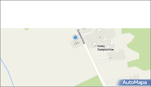 Nowy Świętochów, Nowy Świętochów, 11a, mapa Nowy Świętochów