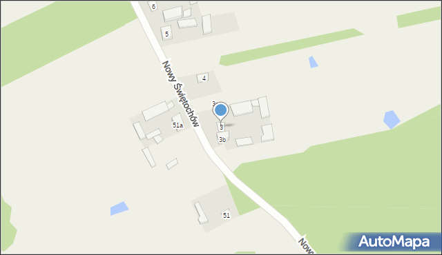 Nowy Świętochów, Nowy Świętochów, 3, mapa Nowy Świętochów