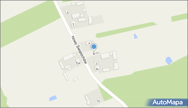 Nowy Świętochów, Nowy Świętochów, 3c, mapa Nowy Świętochów