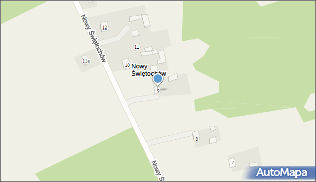 Nowy Świętochów, Nowy Świętochów, 9, mapa Nowy Świętochów