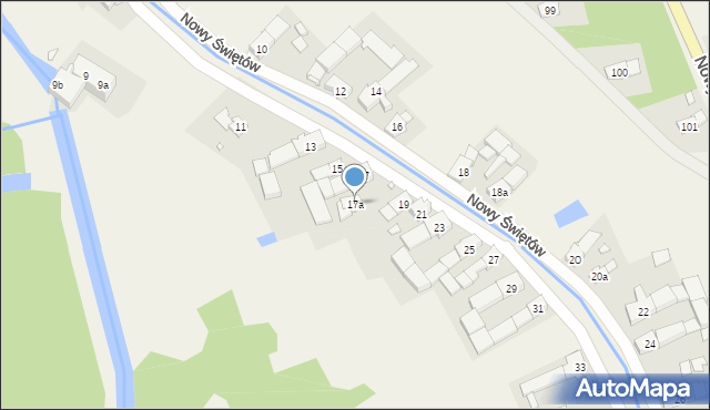 Nowy Świętów, Nowy Świętów, 17a, mapa Nowy Świętów