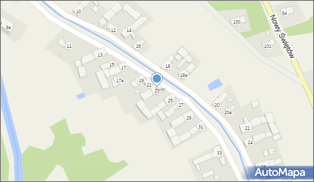 Nowy Świętów, Nowy Świętów, 23, mapa Nowy Świętów