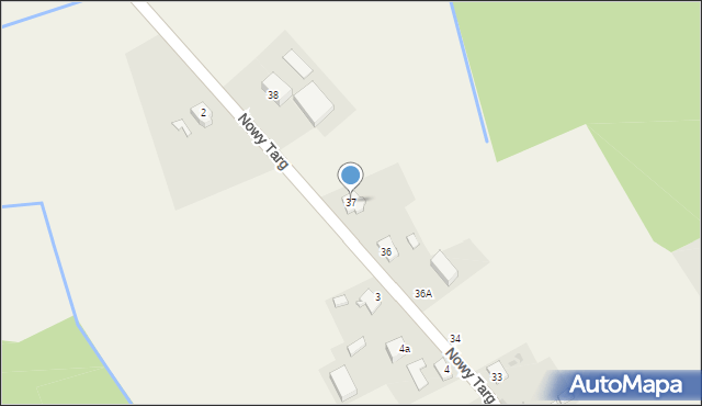 Nowy Targ, Nowy Targ, 37, mapa Nowego Targu