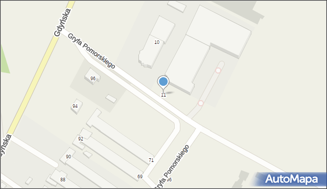 Nowy Tuchom, Nowy Tuchom, 11, mapa Nowy Tuchom