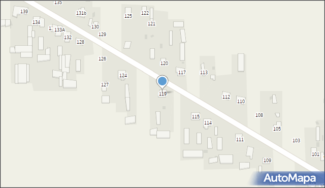 Nowy Uścimów, Nowy Uścimów, 119, mapa Nowy Uścimów