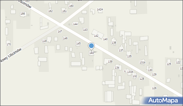 Nowy Uścimów, Nowy Uścimów, 141, mapa Nowy Uścimów