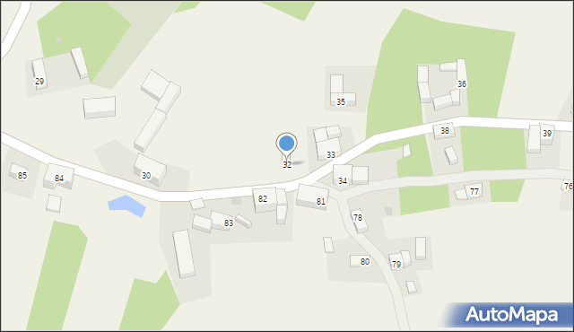 Nowy Waliszów, Nowy Waliszów, 32, mapa Nowy Waliszów