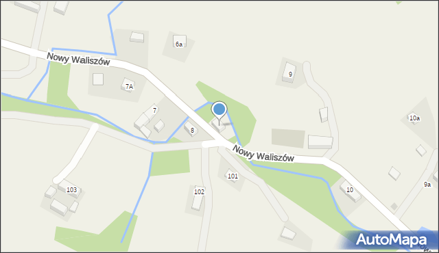 Nowy Waliszów, Nowy Waliszów, 6c, mapa Nowy Waliszów