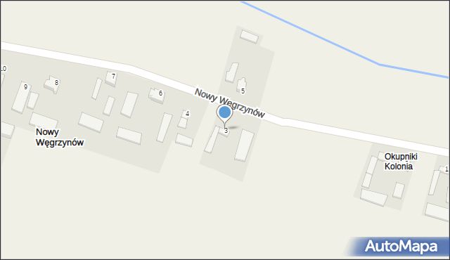 Nowy Węgrzynów, Nowy Węgrzynów, 3, mapa Nowy Węgrzynów