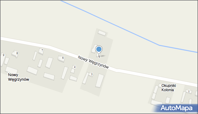 Nowy Węgrzynów, Nowy Węgrzynów, 5, mapa Nowy Węgrzynów