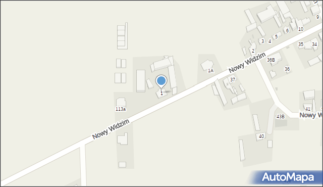 Nowy Widzim, Nowy Widzim, 1, mapa Nowy Widzim