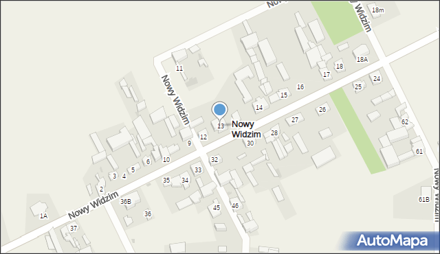 Nowy Widzim, Nowy Widzim, 13, mapa Nowy Widzim