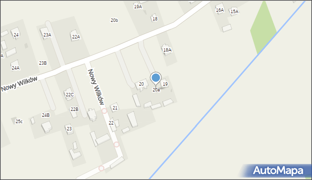 Nowy Wilków, Nowy Wilków, 20a, mapa Nowy Wilków