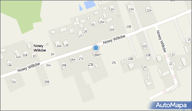 Nowy Wilków, Nowy Wilków, 26A, mapa Nowy Wilków
