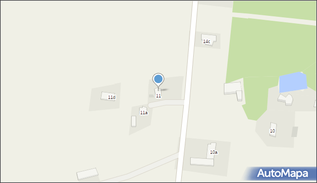 Nowy Witoszyn, Nowy Witoszyn, 11b, mapa Nowy Witoszyn