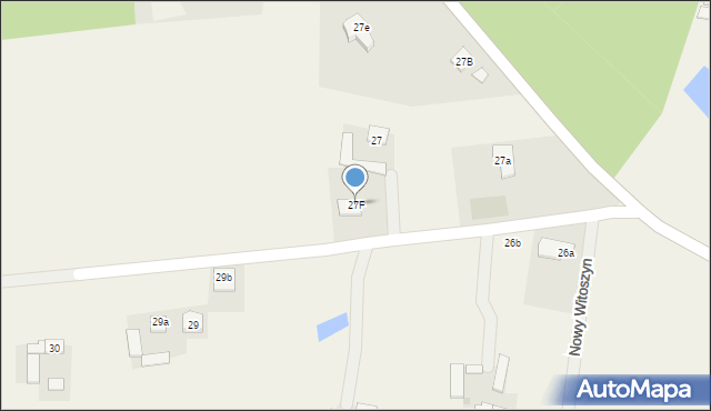 Nowy Witoszyn, Nowy Witoszyn, 27F, mapa Nowy Witoszyn