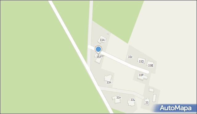 Nowy Witoszyn, Nowy Witoszyn, 33J, mapa Nowy Witoszyn