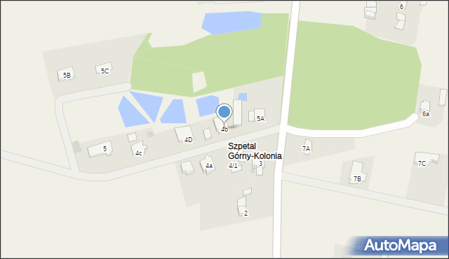 Nowy Witoszyn, Nowy Witoszyn, 4b, mapa Nowy Witoszyn