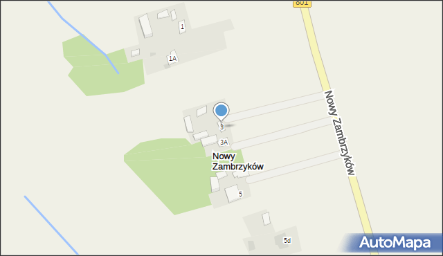 Nowy Zambrzyków, Nowy Zambrzyków, 3, mapa Nowy Zambrzyków