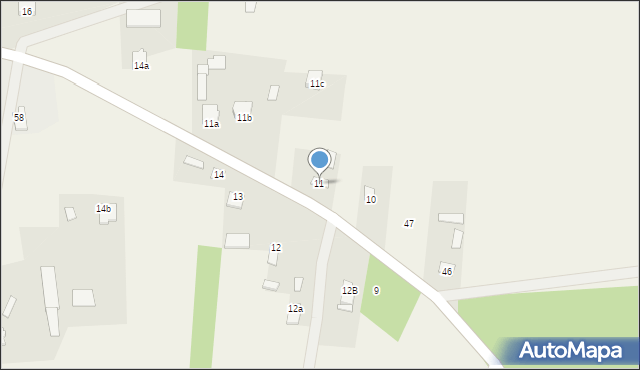Nowy Zglechów, Nowy Zglechów, 11, mapa Nowy Zglechów
