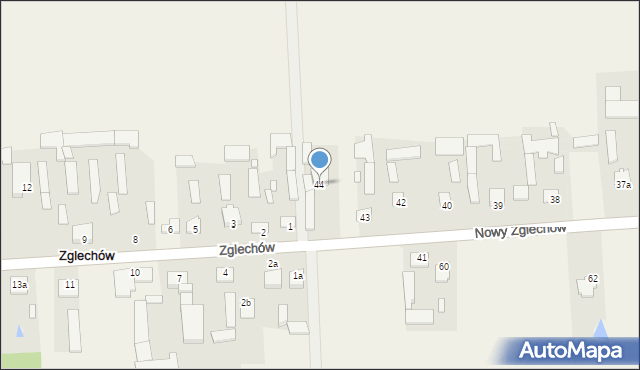 Nowy Zglechów, Nowy Zglechów, 44, mapa Nowy Zglechów